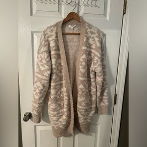 Time and Tru Camel Aztec Cardigan Size Lg 12/14